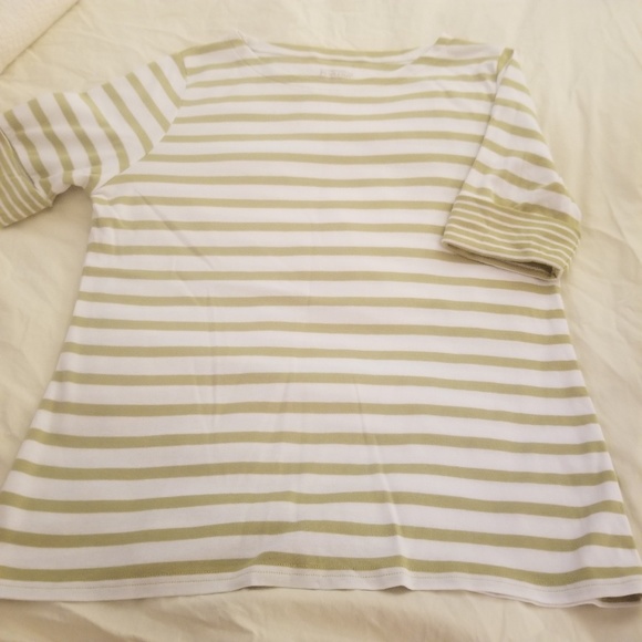 Pendleton Shirt Top Green and White - Picture 5 of 6